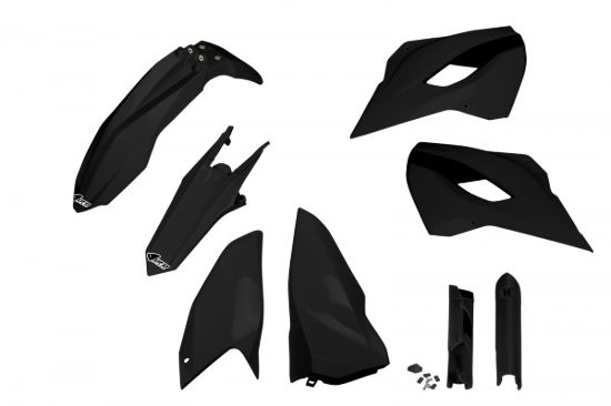 Afbeeldingen van UFO FULL KIT HUSQVARNA BLACK - TE 125 2015