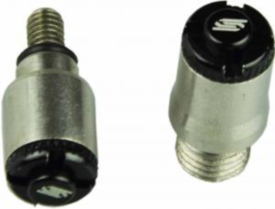 Picture of Voorvork ontluchtingsnippels WP AER Luchtvering M8X1/M4X0,7 Zwart