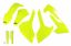 Afbeeldingen van UFO FULL KIT HUSQVARNA NEON YELLOW - TE / FE 2017 - 2019