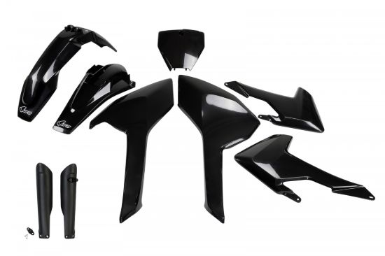 Afbeeldingen van UFO FULL KIT HUSQVARNA BLACK - TC / FC 2016-2018