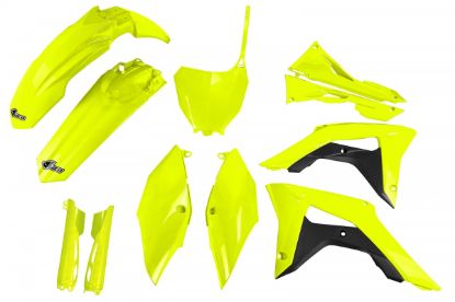 Afbeeldingen van UFO FULL KIT HONDA NEON YELLOW WITH AIRBOX COVER - CRF 250R 18-21 / CRF 450R 17-20
