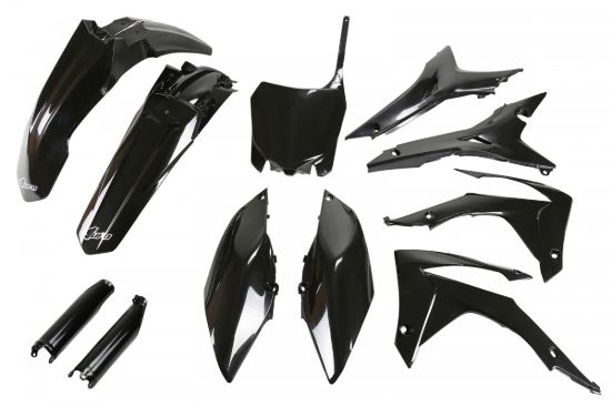 Afbeeldingen van UFO FULL KIT HONDA BLACK - CRF 250R 14-17 / CRF 450R 13-16