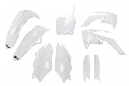 Afbeeldingen van UFO FULL KIT HONDA WHITE - CRF 250R 2011-2013 / CRF 450R 2011-2012