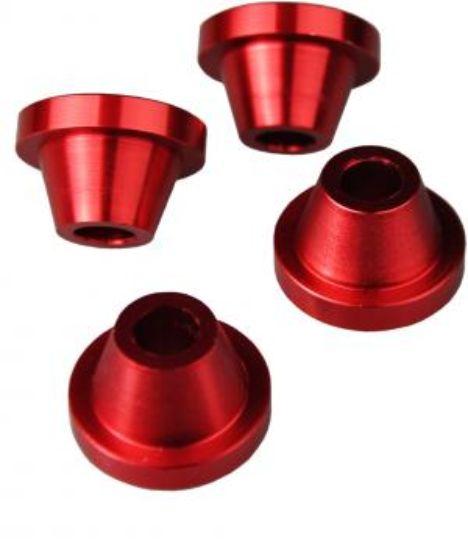 Afbeeldingen van Scar Aluminium Rubber Killer Suzuki Rood RMZ450 2005-2026 RMZ250 2007-2023 RM250 2002-2008 RM125 2005-2008 DRZ400SM 2005-2018 DRZ400S 2018