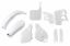 Afbeeldingen van UFO FULL KIT HONDA WHITE - CR 500 1989-1990