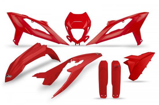 Afbeeldingen van UFO FULL KIT BETA RED WITH HEADLIGHT - RR 125 /RR 250/RR 300/RR 350/RR 400 2023-2024