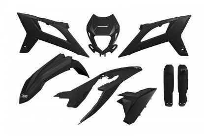 Afbeeldingen van UFO FULL KIT BETA BLACK WITH HEADLIGHT - RR 125 /RR 250/RR 300/RR 350/RR 400 2020-2022