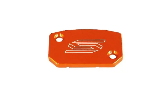 Afbeeldingen van Voorrem/Koppeling cilinder deksel Scar  KTM/Husqvarna/TM/GasGas/Husaberg/Beta/Sherco Oranje