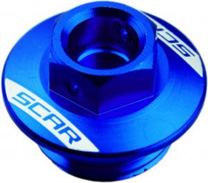 Afbeeldingen van Scar Olie Vuldop Ktm/Husqvarna/GasGas/Husaberg/Beta Blauw