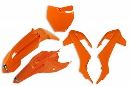 Afbeeldingen van UFO PLASTIC KIT KTM ORANGE 127 - SX65 16-23