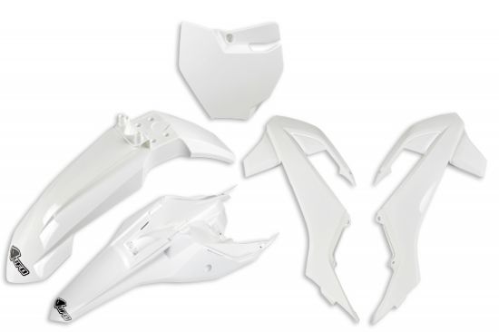 Afbeeldingen van UFO PLASTIC KIT KTM WHITE 047 - SX65 16-23