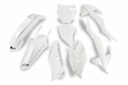 Afbeeldingen van UFO PLASTIC KIT KTM WHITE - SX85 18-23