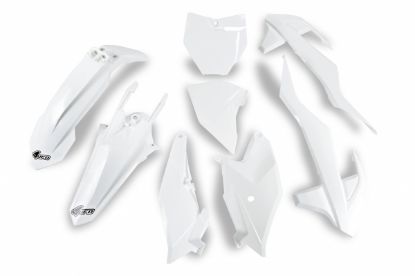 Afbeeldingen van UFO PLASTIC KIT KTM WHITE 20-21 - SX85 18-23