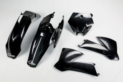 Afbeeldingen van UFO PLASTIC KIT KTM BLACK - KTM 85 04-05