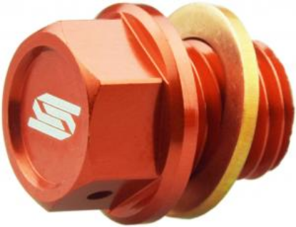 Afbeeldingen van Scar Magnetische Olieaftapplug Oranje Ktm/Husqvarna/GasGas