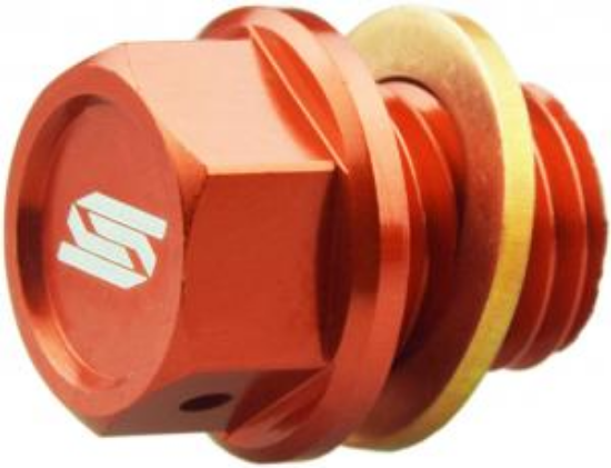 Afbeeldingen van Scar Magnetische Olieaftapplug Oranje Ktm/Husqvarna/GasGas