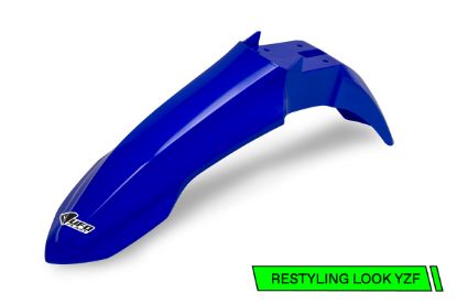 Afbeeldingen van UFO FRONT FENDER YAMAHA BLUE - YZF250 24-25 / YZF 450 23-25