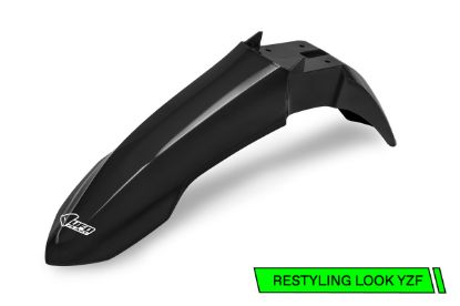 Afbeeldingen van UFO FRONT FENDER YAMAHA BLACK - YZF250 24-25 / YZF 450 23-25