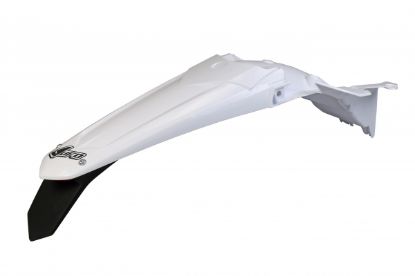 Afbeeldingen van UFO REAR FENDER (W/LED) YAMAHA WHITE - YZF 250 19-23 / 450 18-22