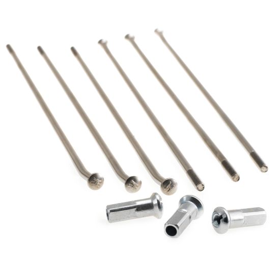 Afbeeldingen van Spakenset 21 Inch ( 5 Stuks) Zilverkleur Standaard Wiel