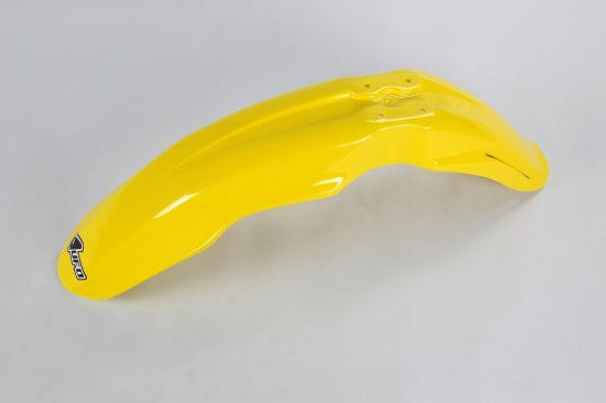 Afbeeldingen van UFO FRONT FENDER SUZUKI YELLOW 101 - RM125/250 01-25/RMZ250 07-09/450 05-07