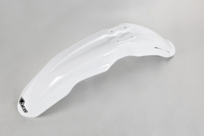 Afbeeldingen van UFO FRONT FENDER SUZUKI WHITE - RM125/250 01-25/RMZ250 07-09/450 05-07