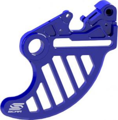 Afbeeldingen van Achter Remschijf Beschermer Aluminium Blauw Sherco
