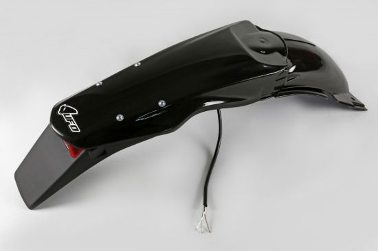Afbeeldingen van UFO REAR FENDER SUZUKI BLACK - RM125/250 01-25