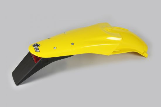 Afbeeldingen van UFO REAR FENDER SUZUKI YELLOW - DRZ400E 00-25
