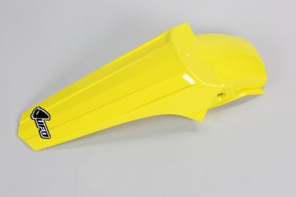 Afbeeldingen van UFO REAR FENDER RESTYLE SUZUKI YELLOW - RM85 00-25