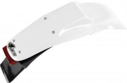 Afbeeldingen van UFO REAR FENDER SUZUKI WHITE - RM125/250 96-00