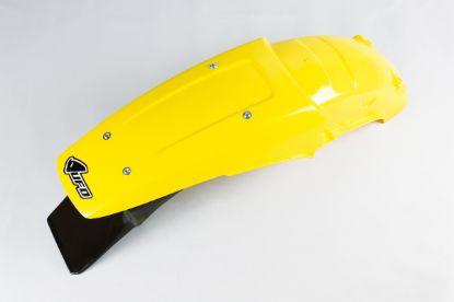 Afbeeldingen van UFO REAR FENDER SUZUKI YELLOW - RM125/250 89-92