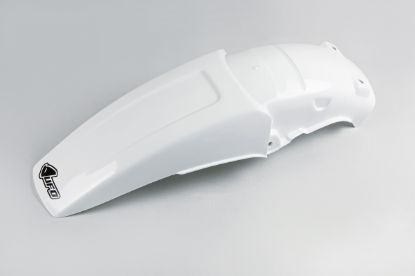 Afbeeldingen van UFO REAR FENDER SUZUKI WHITE - RM125/250 89-92