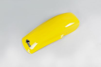 Afbeeldingen van UFO REAR FENDER SUZUKI YELLOW - RM125/250 87-88