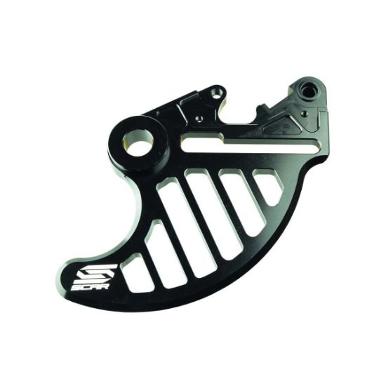 Afbeeldingen van Achter Remschijf Beschermer Aluminium Zwart Ktm/Husqvarna/GasGas/ 2023-