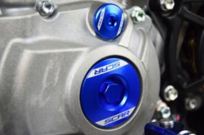 Afbeeldingen van Scar Motorplug Blauw Yamaha WR250F 2015-2024 WR450F 2016-2024 YZ250F 2014-2024 YZ450F 2010-2022