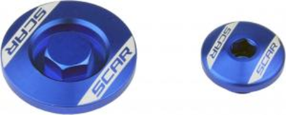 Afbeeldingen van Scar Motorplug Blauw Yamaha YZF450 2023-2024