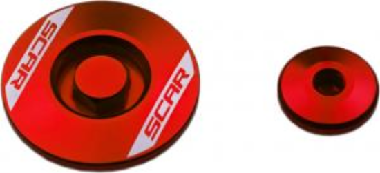 Afbeeldingen van Scar Motorplug Rood Honda CRF150R CRF250R CRF450R CRF450RX CRF450X XR250R