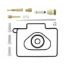 Picture of YZ250 97-PROX CARBURATOR REBUILD KIT