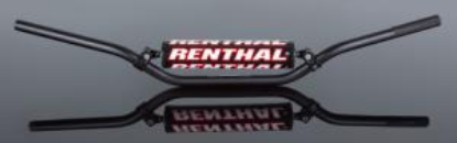 Afbeeldingen van RENTHAL HANDLEBAR 22MM BLACK-PADDED 677 SPECIAL QUAD 677-01-BK