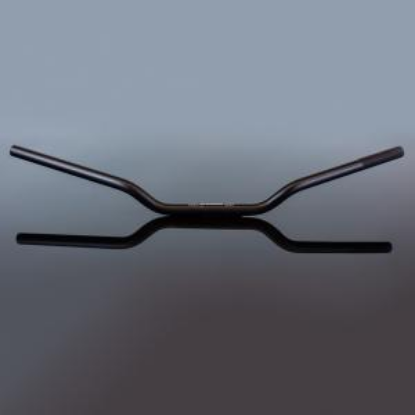 Picture of RENTHAL HANDLEBAR 22MM BLACK ROAD LOW 754 754-01-BK