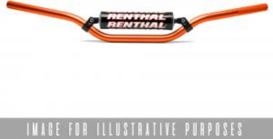 Picture of RENTHAL HANDLEBAR 22MM ORANGE-PADDED 784 RC MINI/85CC 784-03-OR-03-219