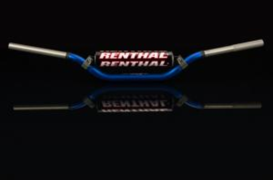 Afbeeldingen van RENTHAL HANDLEBAR TWINWALL BLUE-PADDED 998 REED/WINDHAM 998-01-BU