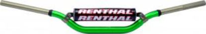 Afbeeldingen van RENTHAL HANDLEBAR TWINWALL GREEN-PADDED 997 RC/HONDA CR/CRF 04-13/KAWA/KX/KXF 06-14 997-01-GN