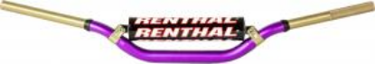 Afbeeldingen van RENTHAL HANDLEBAR TWINWALL PURPLE-PADDED 998 REED/WINDHAM