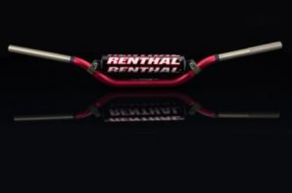 Afbeeldingen van RENTHAL HANDLEBAR TWINWALL RED-PADDED 998 REED/WINDHAM  998-01-RD