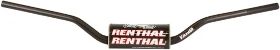 Afbeeldingen van RENTHAL HANDLEBAR 671-01-BK FATBAR BLK RC MINI/85CC