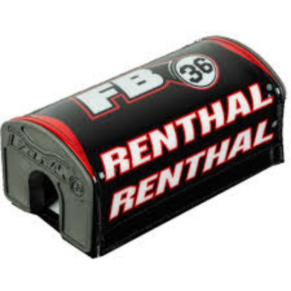 Picture of RENTHAL BARPAD P335 FATBAR36 BLK WHT RED