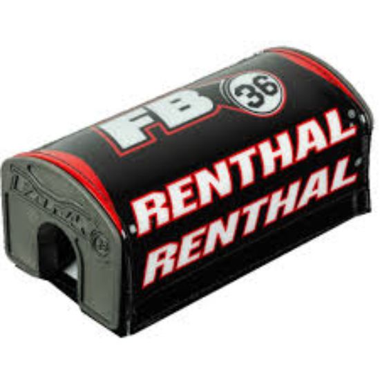Afbeeldingen van RENTHAL BARPAD P335 FATBAR36 BLK WHT RED
