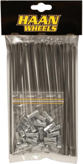 Afbeeldingen van Spaakset  Zwart 17 Inch voorwiel  SX65  OEM (Standaard Naaf)